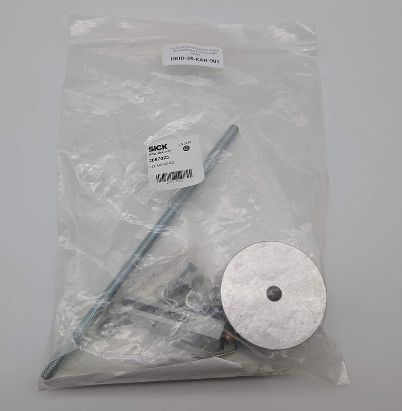Sick BEF-MK-GG10Z Aluminum Encoder Mounting Bracket & Counterweight 2057023