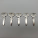 5x Taylor T80S / T61G Key Blanks for Some Toyota Vehicles Nickel Plated NOS 3