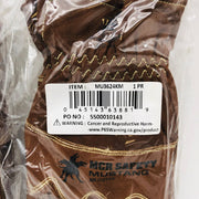 MCR Safety MU3624KM Driver Glove Medium Goat Grn Dbl Palm Lined Wing Thumb 2 Prs 2