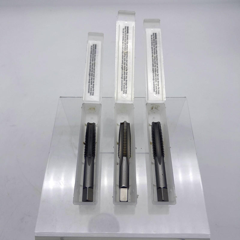 Cle-Line C63241 Taper Hand Tap 0401M M14 x 2 D7 4 FL General Purpose Bright 3pk 9
