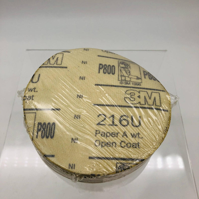 3M 7100065418 Sanding Disc Hookit Gold Paper 5in x NH 216U P800 50/Pack 4