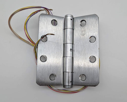 Hager BB1191 ETW-8 Electric Hinge 4.5" x 4" Satin Chrome Non Removable Pin 1