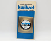 Kwikset Escutcheon Antique Brass Deadbolt or Knob Trim 4" Outer Diameter NOS 1