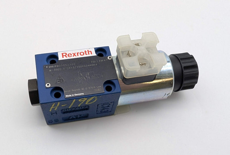 Rexroth R900052392 Directional Poppet Valve 24 VDC 5000 PSI M-3SED6CK