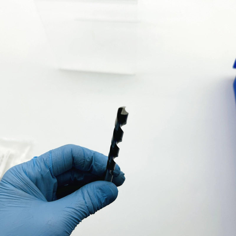 Cle-Line C18416 Jobber Length Drill Bit 1898L 19/64 LH Cut Bright HSS 5pk No Pkg