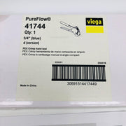 PureFlow 41744 Crimp Hand Tool 3/4in Pex Zero Lead Compact Angled Blue Version D 2