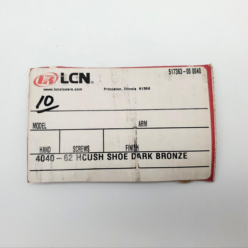 LCN 4040-62 HCUSH Shoe Dark Bronze for 4040 Series Closers & 4040XP-3049CNS Arm 5