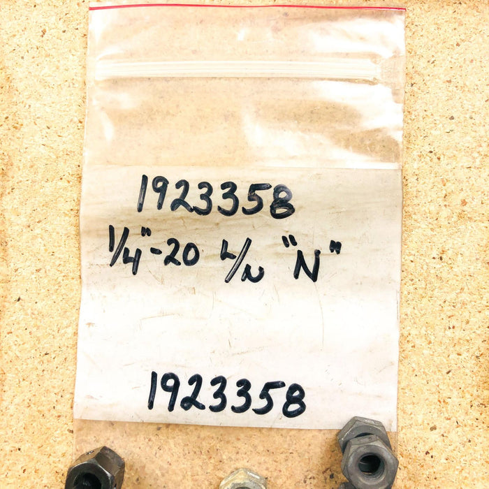 Simplicity 1923358 Nut Hex Lock 1/4-20 N OEM NOS Replcd 703954 Loose Matte 2