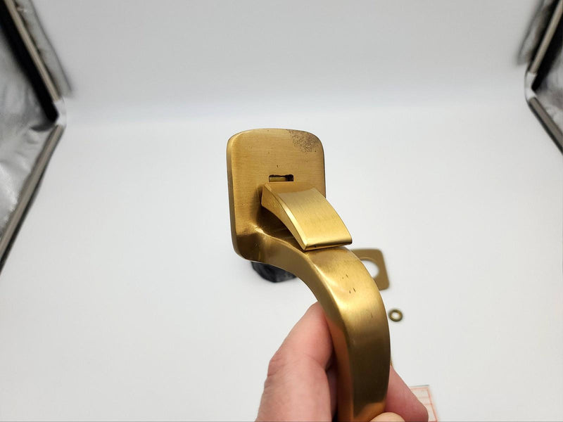 Von Duprin Door Pull 7621 Satin Bronze Thumbturn & Cylinder Trim 9-1/2" NOS 3