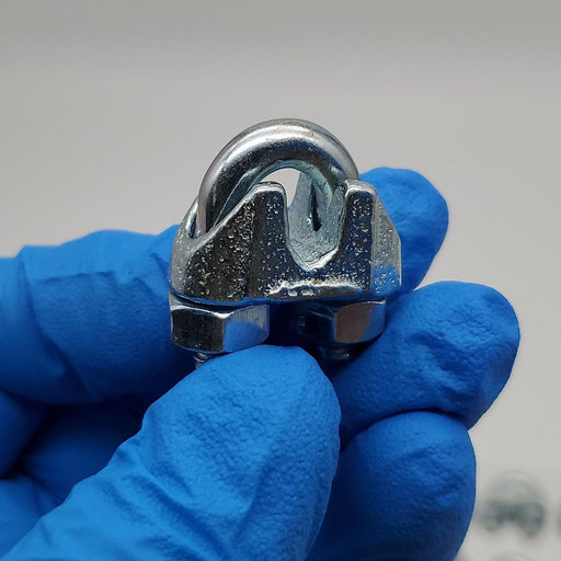 Campbell 3/16" Wire Rope Clip T7670429 Malleable Iron Electro-Galvanized 10 Pack 2