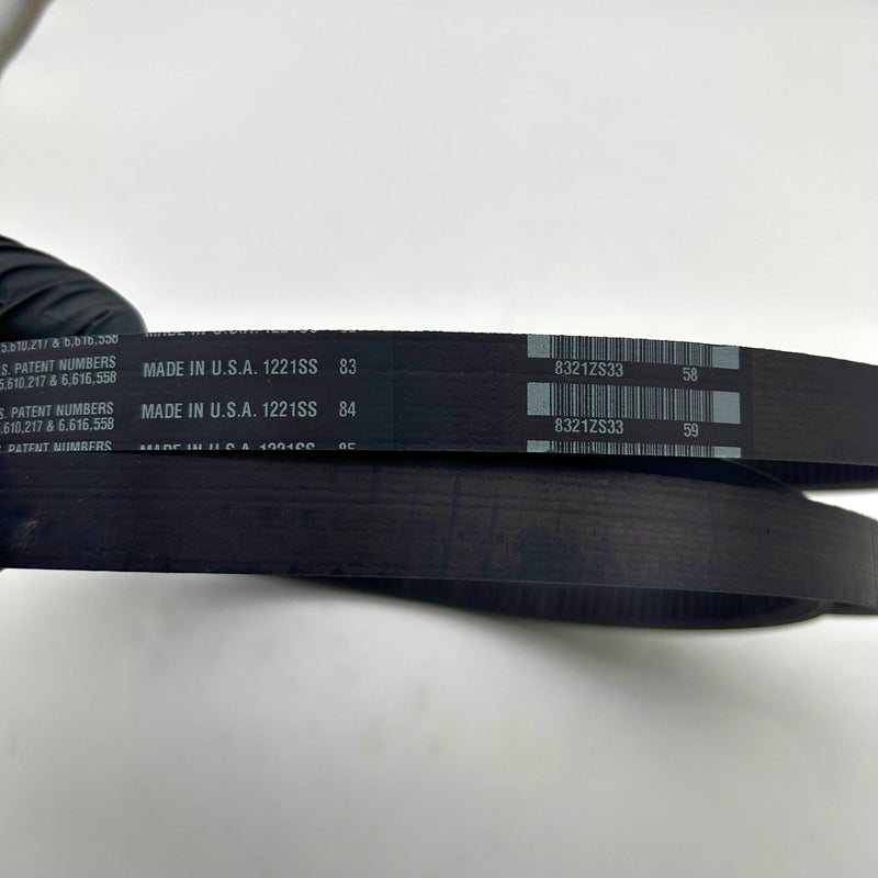 Gates CX128 Industrial V-Belt Drive Belt Cogged 7/8 in Top Width Tri-Power