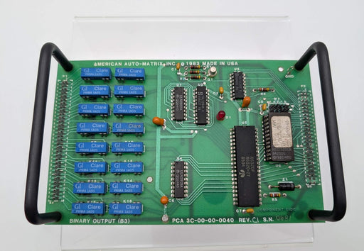 American Auto Matrix 3C-00-00-0040 Binary Output Board Rev C1 3C00000040 1