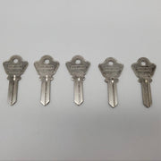 10x Acro Welch 9805 Padlock Key Blanks Nickel Plated 5 Pin Ilco 1123 / WE1 3
