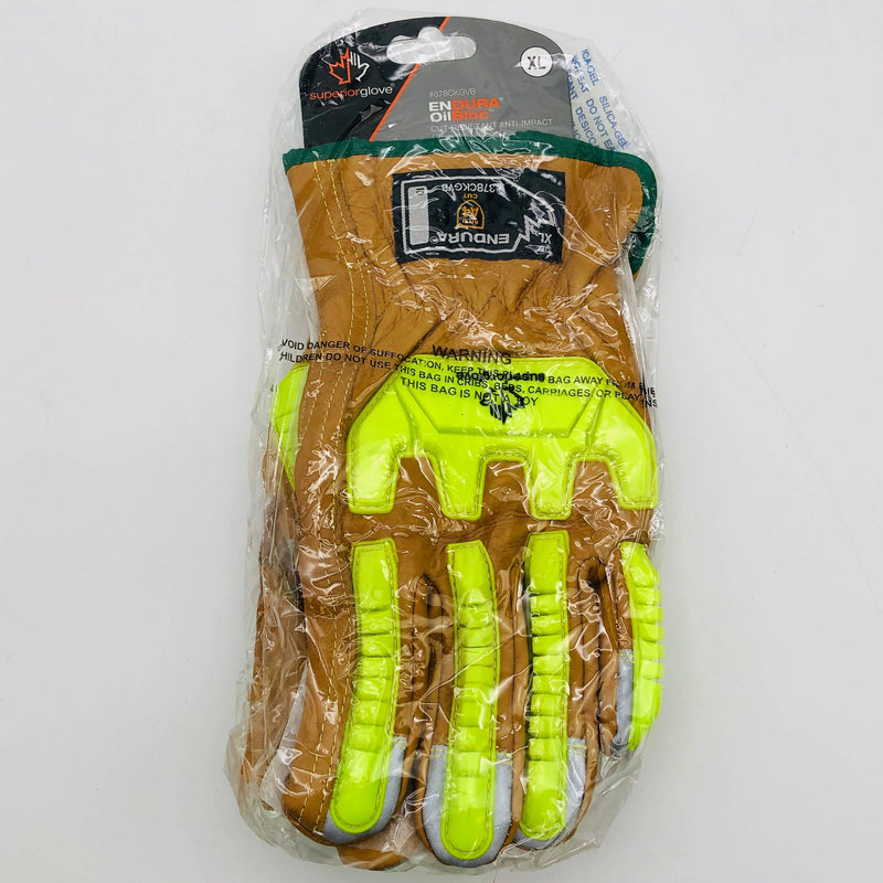 Superior 378CKGVB Cowgrain Drivers Glove XL Cut Resistant Anti Impact 1 Pair 1