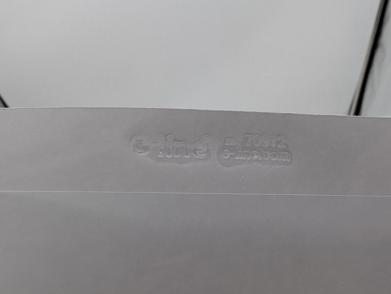 Self Adhesive Shop Ticket Holders 9 x 12 Super Heavyweight C-Line 70912 Box 50 2