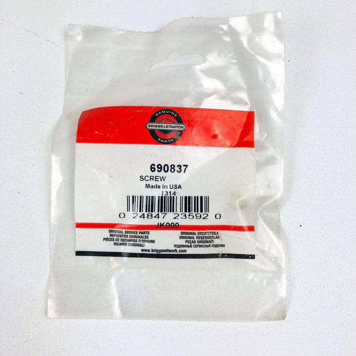 Briggs and Stratton 690837 Screw Hex Head OEM NOS USA Made Sealed 6