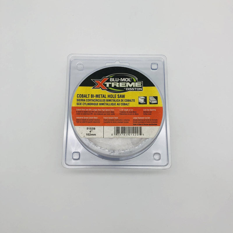 Blu-Mol Xtreme 5152B Hole Saw 4"/102MM Cobalt Bi-Metal 1-7/8" Depth of Cut 6