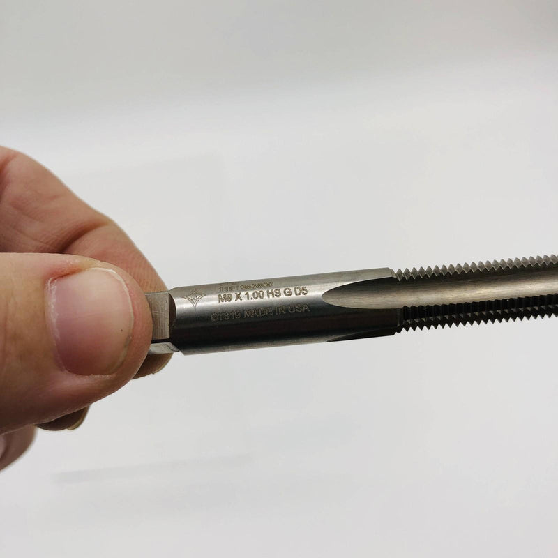 Cle-Line 1191363800 Taper Tap M9 X 1.0 HSG D5 4 Flutes 4