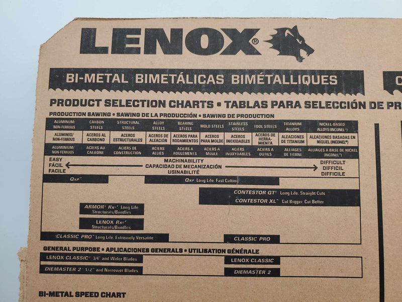 Lenox 174" x 1" Band Saw Blade .035" Thick 3-4 TPI Bimetal Positive Rake 1792836 7
