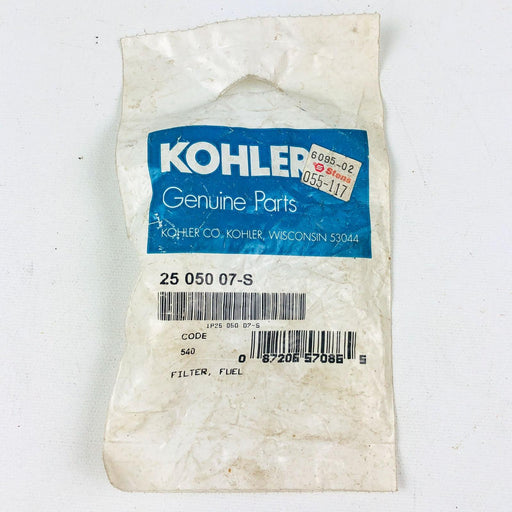 Kohler 2505007S Fuel Filter OEM NOS 25 050 07-S Engine Parts Sealed 1