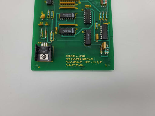 Giddings Lewis 502-03733-00 Diff Encoder Interface 501-04758-00 8000 Series CNC 2