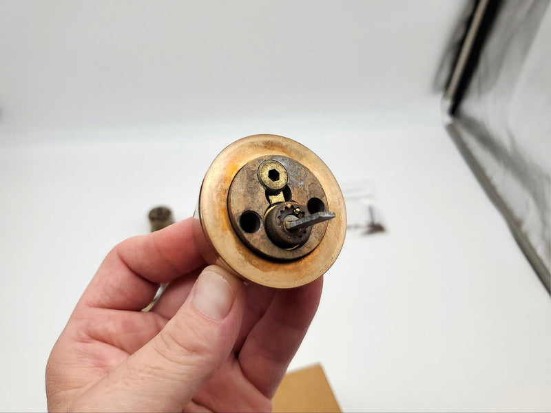 Falcon Deadbolt Double Cylinder Satin Bronze 2-3/4" Backset D4371 Heavy Duty 6