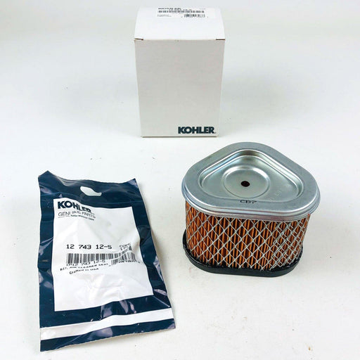 Kohler 1208310S Air Filter Element Pre Cleaner Seal Kit 12 743 12-S New NOS 1