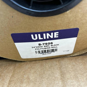 Uline S-7926 Black Poly Tubing Roll 6 Mil 24" x 500' LDPE Non-Vacuum 1 Roll 5