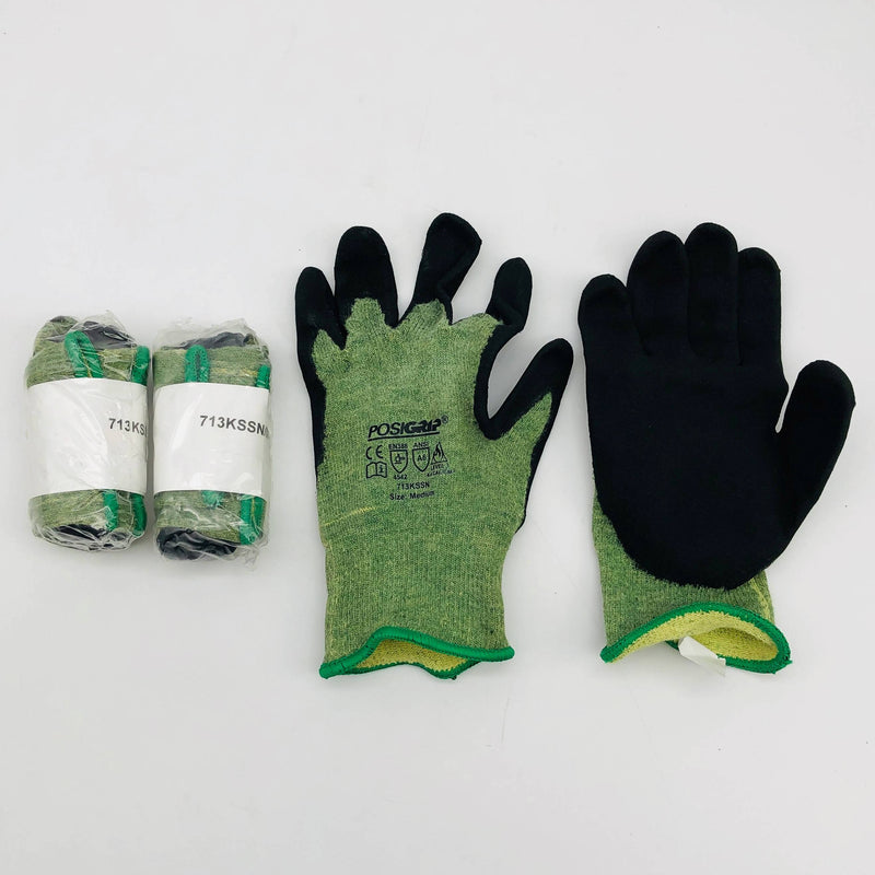 PIP 713KSSN Cut Resistant Glove Medium Lvl 6 Foam Nitrile Palm 13 Gauge 3 Pairs 1