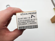 Schlage Mortise Lock Cylinder 30-001 E Keyway Satin Chrome 1-1/8" Length NOS 7