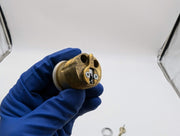 Yale 1-1/4" Mortise Cylinder Lock 6 Pin PC Keyway Satin Chrome 0-Bitted 2153 3