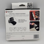 Heavy Duty Hook & Loop Stick On Tape 2in Wide x 15ft Long Roll 10lb Capacity 2