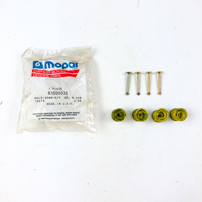 Mopar 83500032 Hold Down Kit for Brake Shoe Gr 8.008 OEM NOS USA Made Open 5
