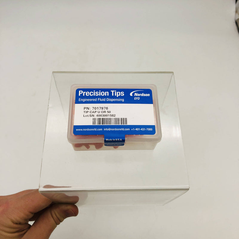 Nordson 7017976 Barrell Caps Twist-On Tip Ultra Series Orange 50/Box 10