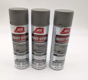 Ace Rust Stop Satin Stone Gray Enamel Spray Paint 15 oz Pack of 3 Cans 1