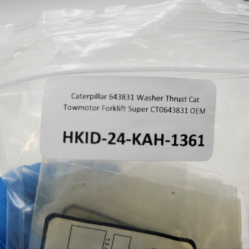 Caterpillar 643831 Washer Thrust CAT Heavy Equipment Super CT0643831 OEM 5