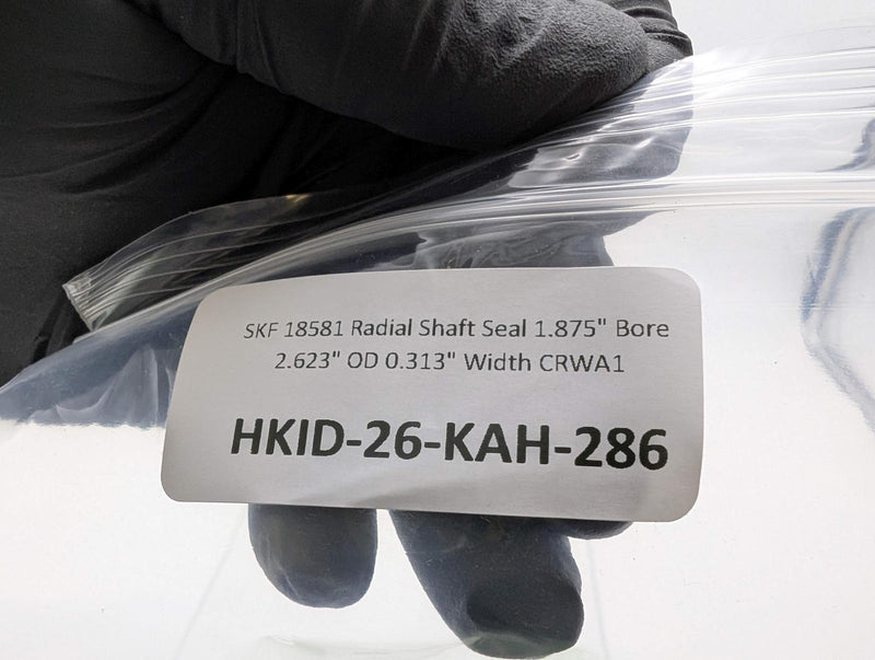 SKF 18581 Radial Shaft Seal 1.875" Bore 2.623" OD 0.313" Width CRWA1 3