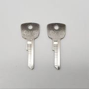 2x Taylor T74U Ilco TA5 Key Blanks For Vintage Toyota Nickel Plated NOS 3