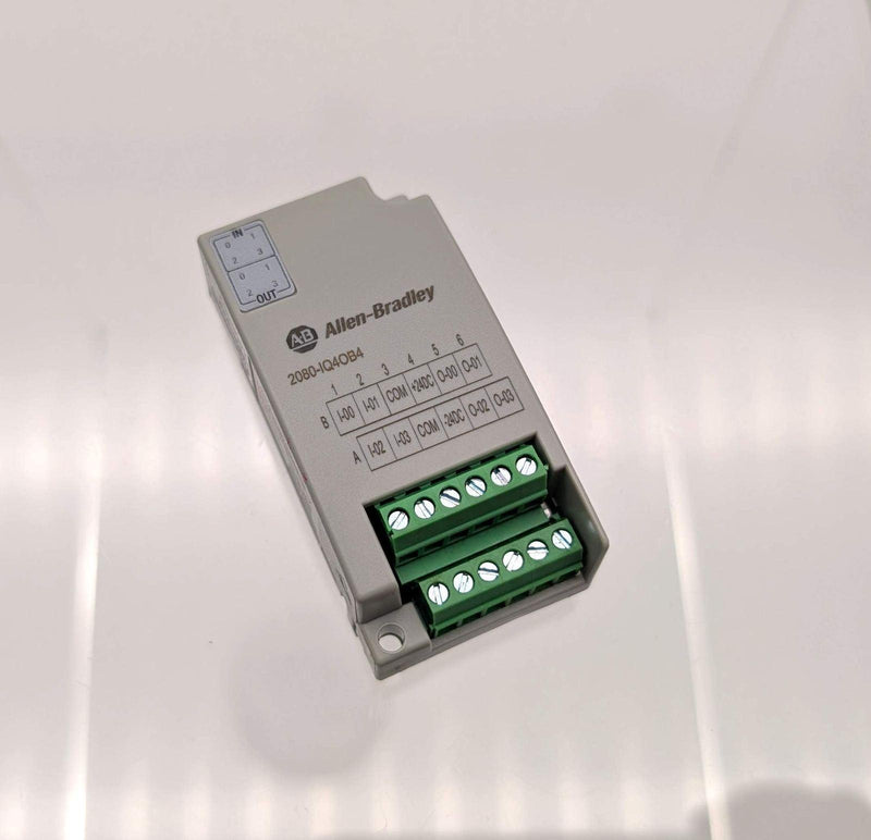 Allen Bradley 2080-IQ4 Digital Input Module Sink Source 4 Point 12/24VDC IEC3 1