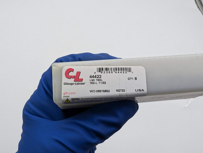 Chicago Latrobe 11/32" Drill Bit 118 Deg Point 3-7/16" LOC 4-3/4" OAL HSS 44422 5