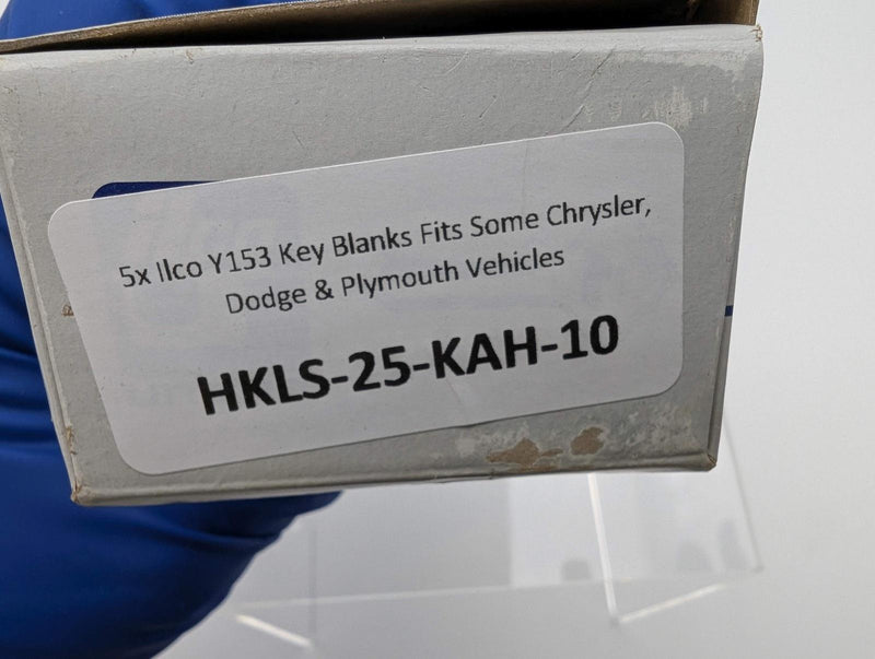 5x Ilco Y153 Key Blanks Fits Some Chrysler, Dodge & Plymouth Vehicles 4