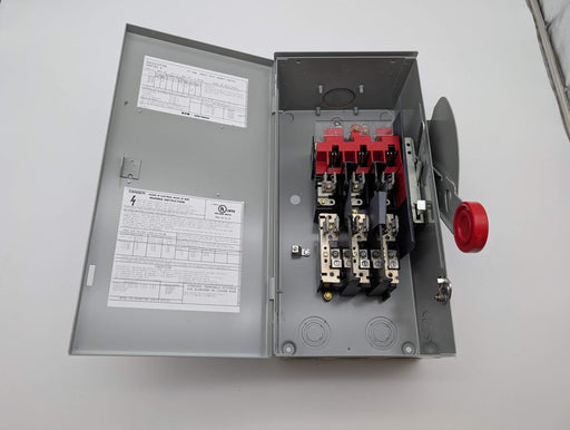 Eaton DH322FRK 3-Pole Fusible Safety Switch 60A 240V 16.5"H 7.75" W 5" D NEMA 3 2