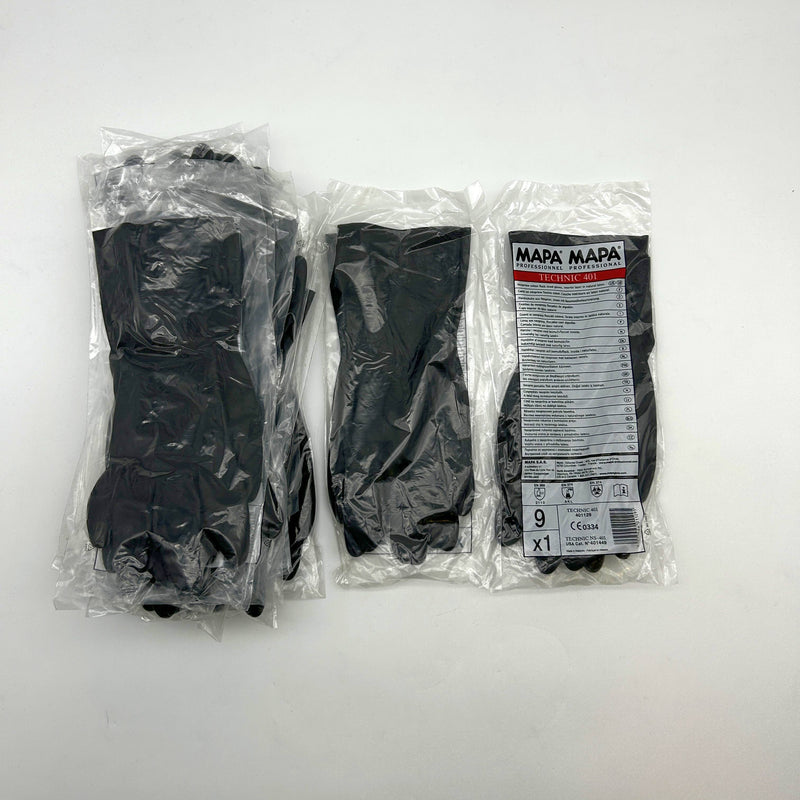 Mapa 401449 Technic NS-401 Chemical Resistant Gloves XL Neoprene 22 Mil 12 Pairs
