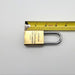 American 530 Padlock 1-5/8"L x 0.25"D Shackle 1-3/8" Brass Body SFIC No Core 6