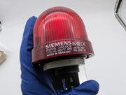 Siemens 8WD5340-0CB Signal Lamp Single Flash Red 115 VAC 70mm Diameter 4