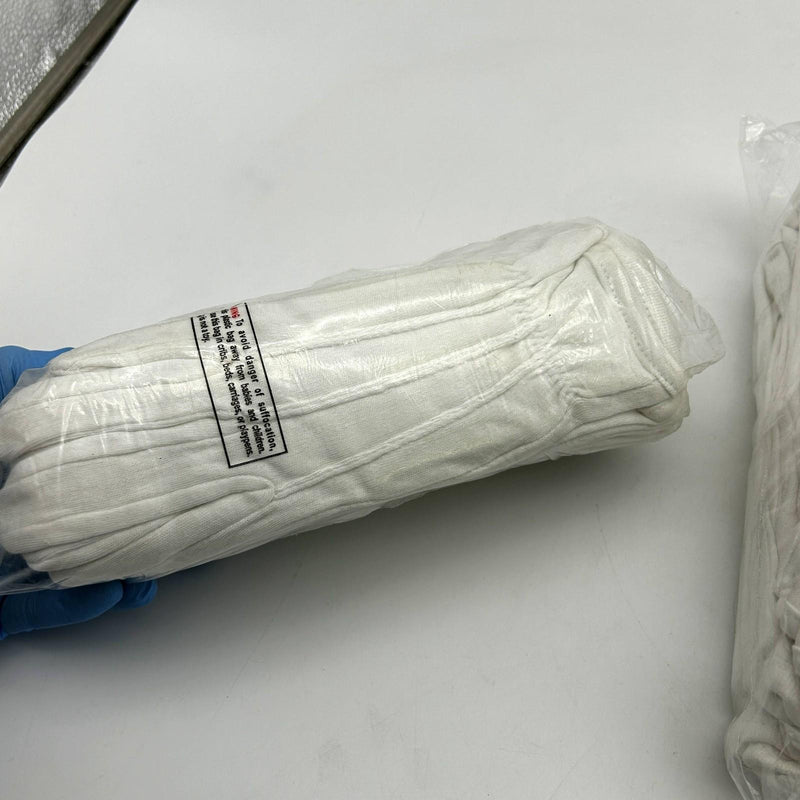 Superior LL100 Parade Inspector White Gloves Size 9 Large Cotton 36 Pairs 5