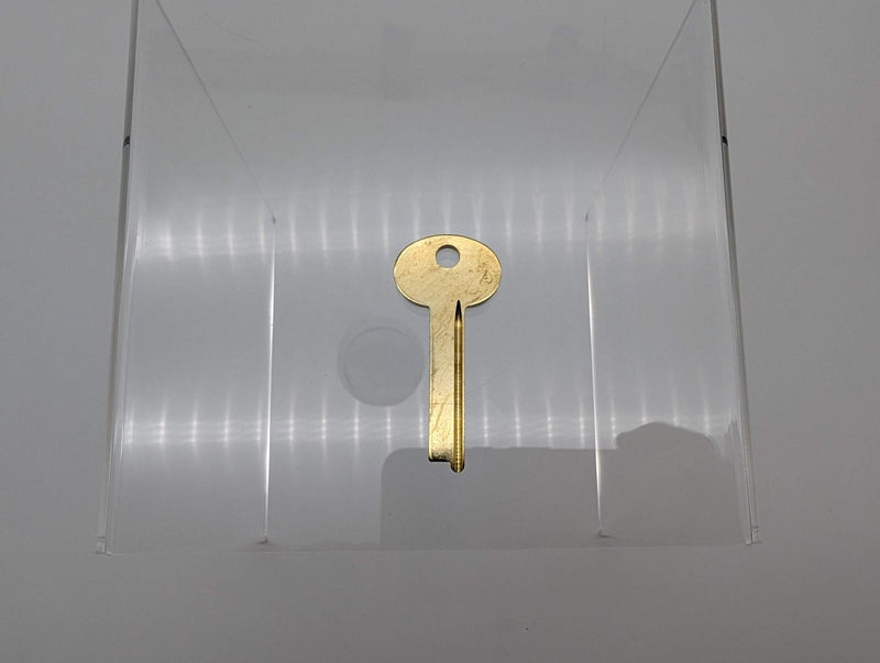 10x Ilco 1068E Safe Deposit Box Key Blanks Sargent & Greenleaf Nickel Silver 2