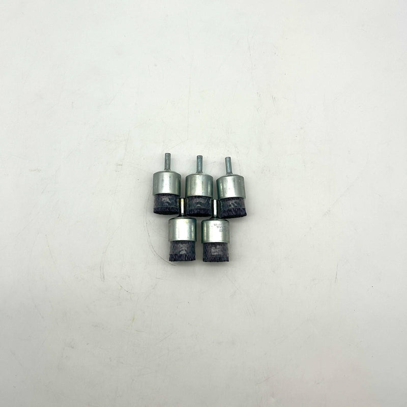 Weiler 86105 End Brush 1in Burr .043/120 CG EBA-22P Abrasive Nylon Lot of 5 11