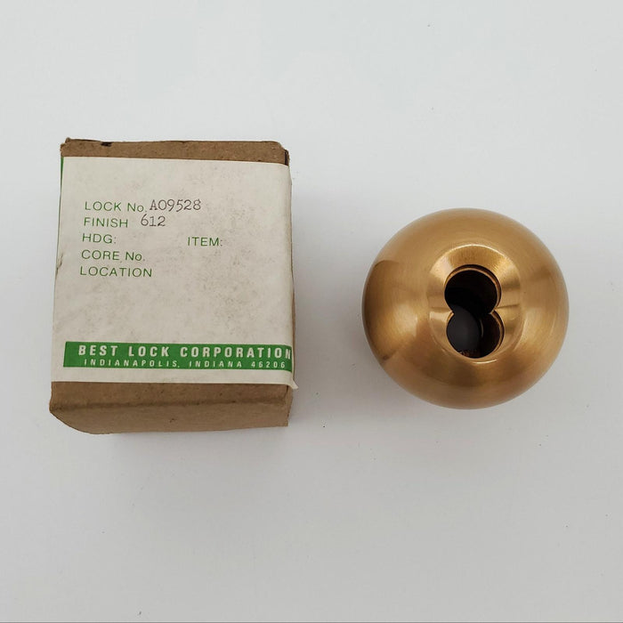 Best Lock Corp Door Knob A09528 Replacement Satin Bronze SFIC Ready No Core 2