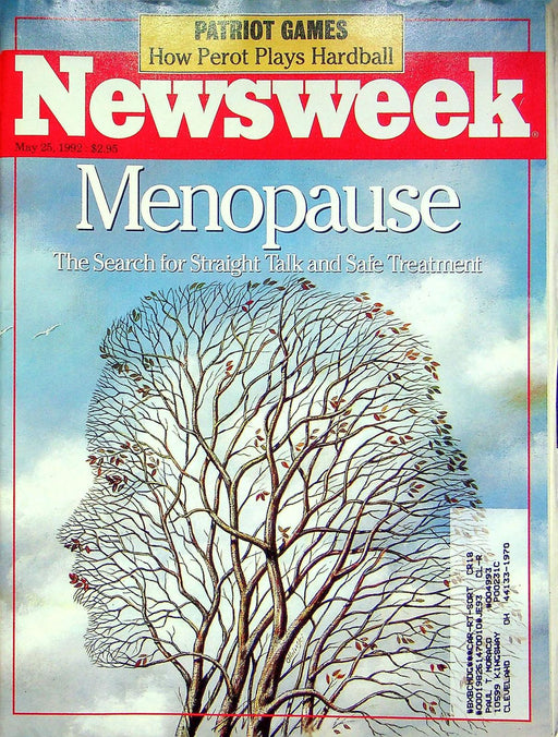 Newsweek Magazine May 25 1992 Menopause Ross Perot Johnny Carson Late Night TV 1